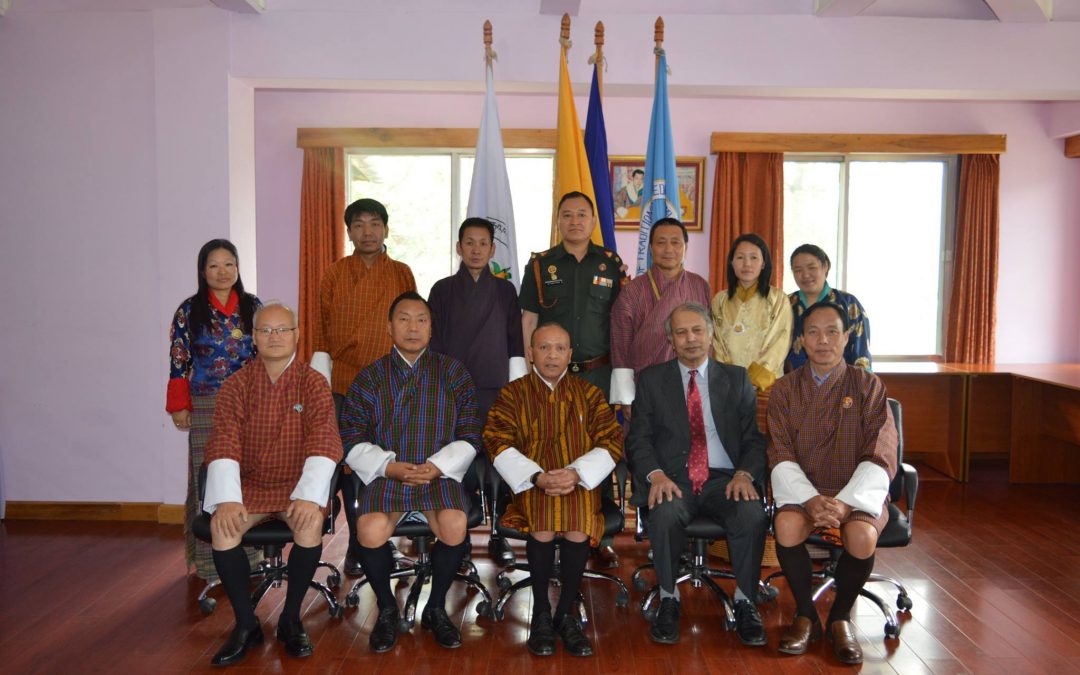 The Khesar Gyalpo University of Medical Sciences of Bhutan conducted first Advisory Board Meeting on 27th May, 2016 at Jamyang Resort.