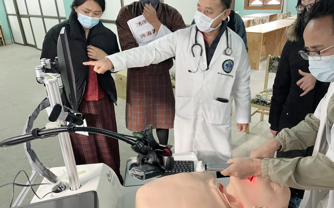 Demonstration of Kyoto Kagaku simulation equipment