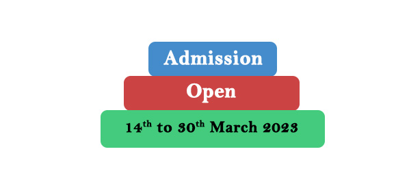 Admission Open at KGUMSB