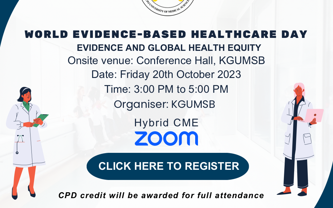 Register for world Evidence-based healthcare day Hybrid CME