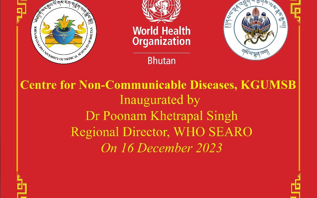 Launched Centre for Non-Communicable Diseases