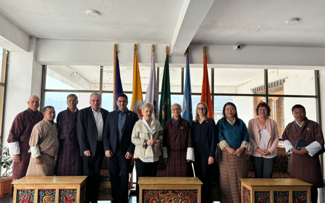 German Parliamentarians visit to Khesar Gyalpo University of Medical Sciences of Bhutan