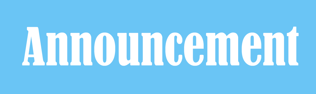 Announcement